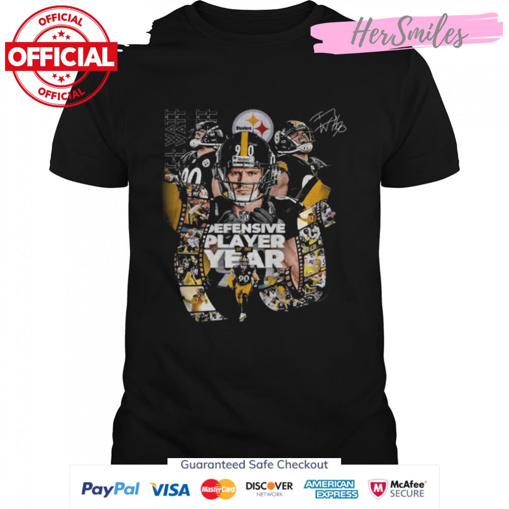 Pittsburgh Steelers defensive player of the year signature shirt
