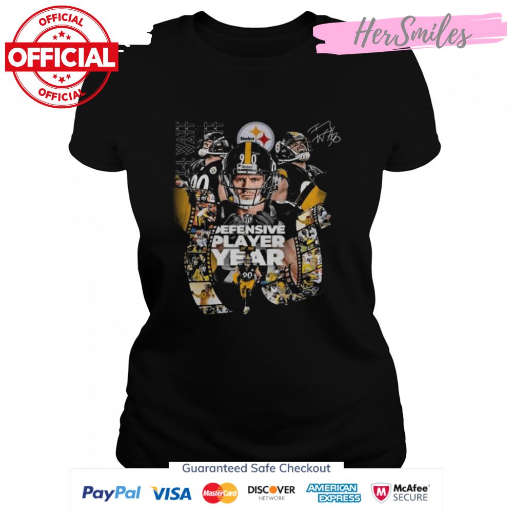 Pittsburgh Steelers defensive player of the year signature shirt