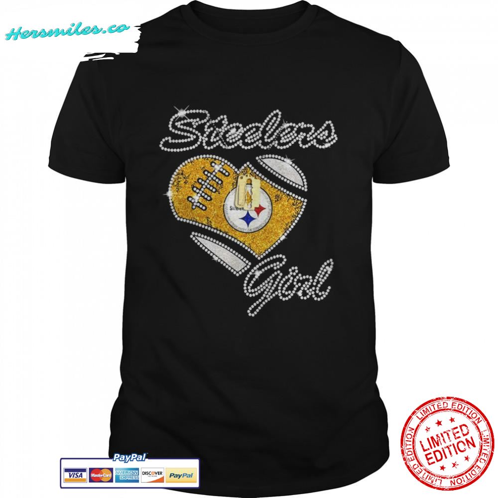 Pittsburgh Steelers Girl Heart Diamond shirt