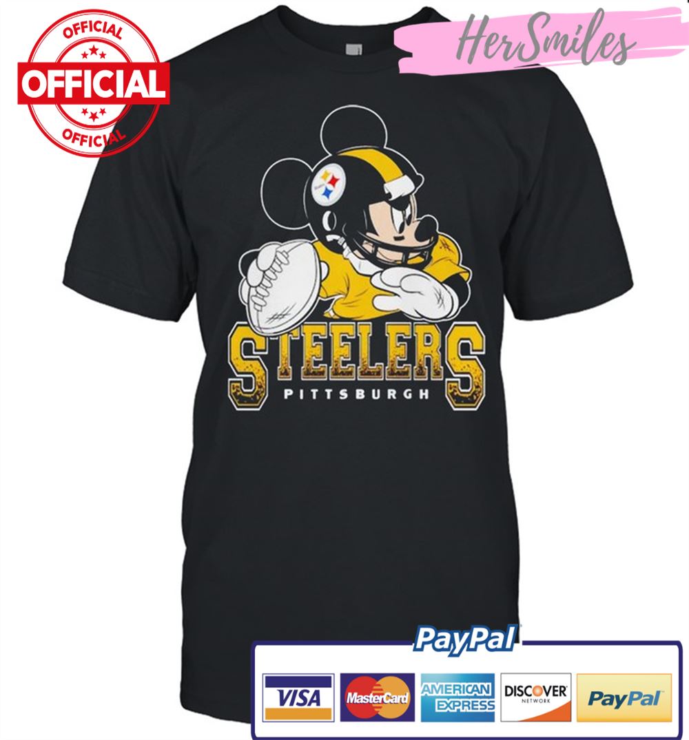 Pittsburgh Steelers Junk Food Disney Mickey shirt