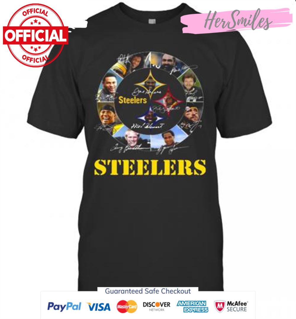 Pittsburgh Steelers NFL Team Signatures T-Shirt
