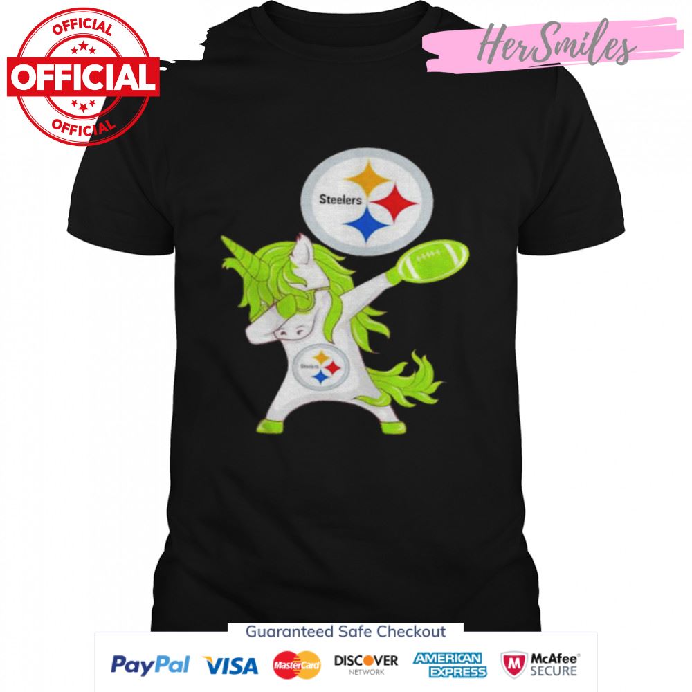 Pittsburgh Steelers unicorn dabbing St Patrick’s day shirt