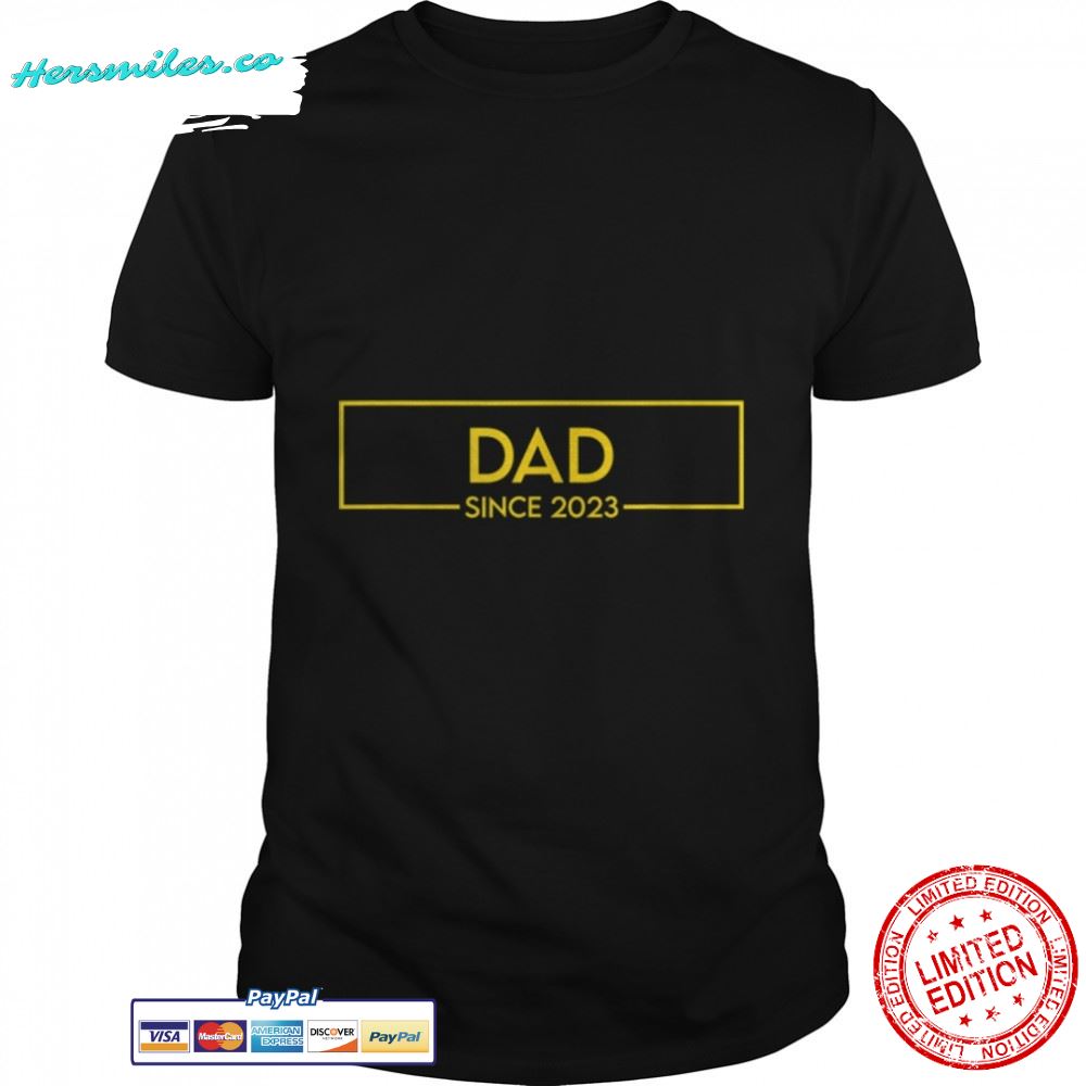 Promoted To Dad Est 2023 T-Shirt 1