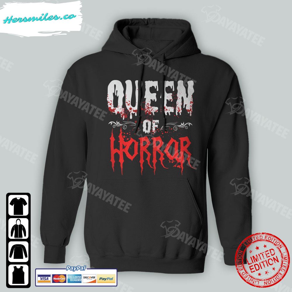 Queen Of Horror Halloween Horror Shirt T-Shirt