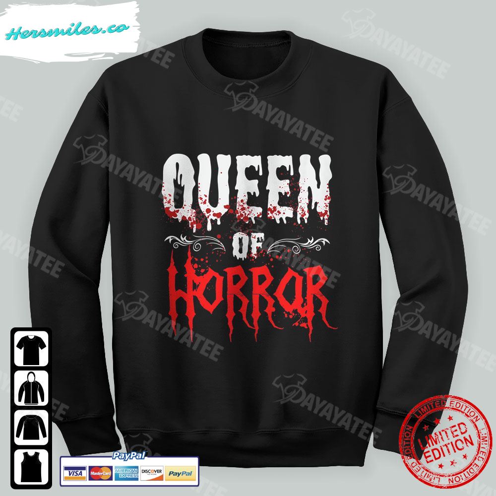 Queen Of Horror Halloween Horror Shirt T-Shirt