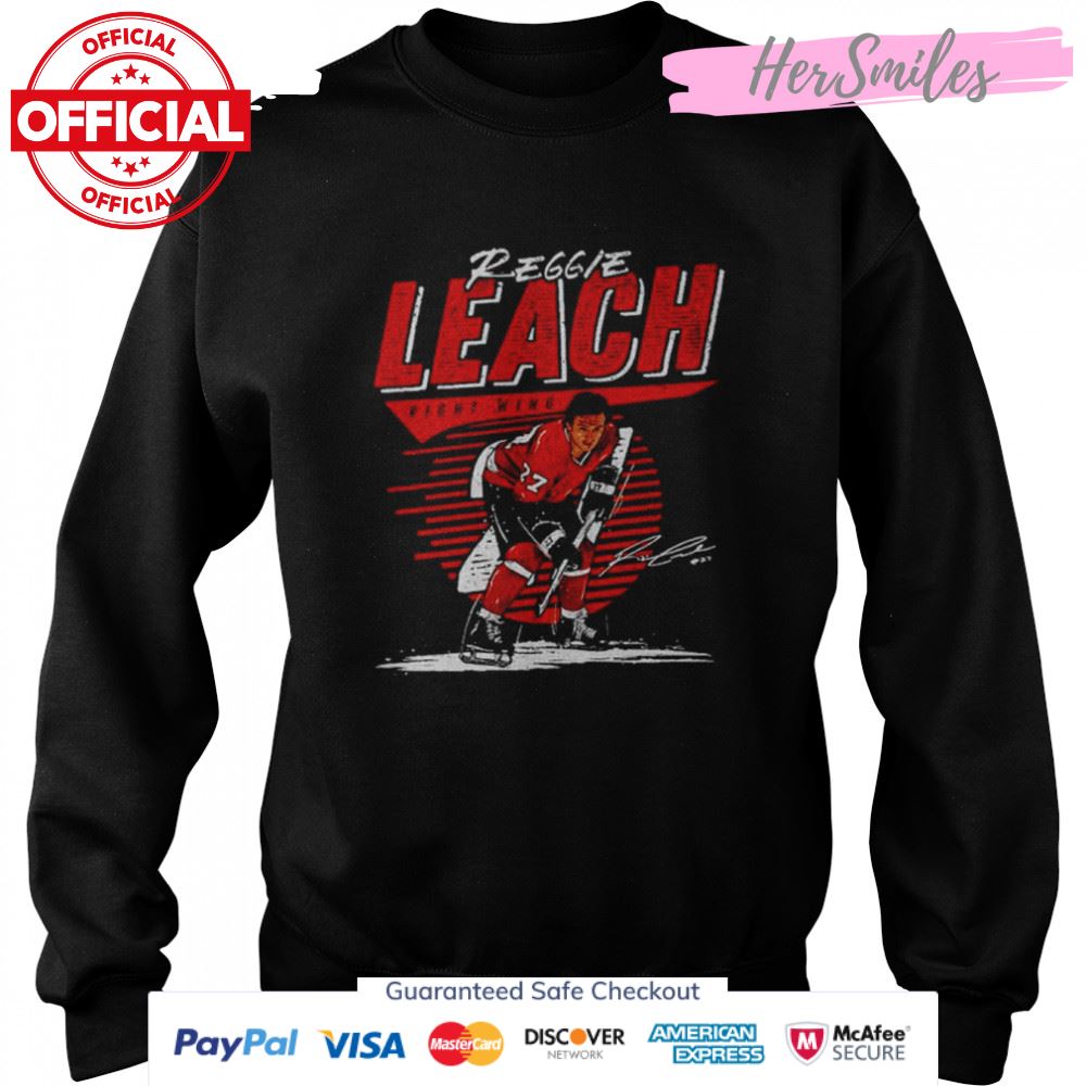 Reggie Leach Philadelphia Hockey Signatures Shirt Reggie Leach Philadelphia Hockey Signatures Shirt