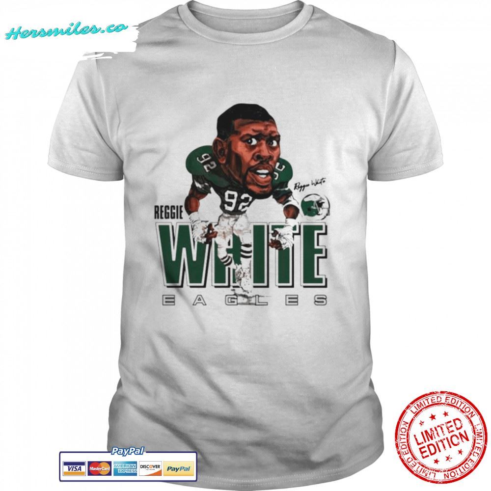 Reggie White Philadelphia Eagles Legend Retro Caricature Unisex T-Shirt