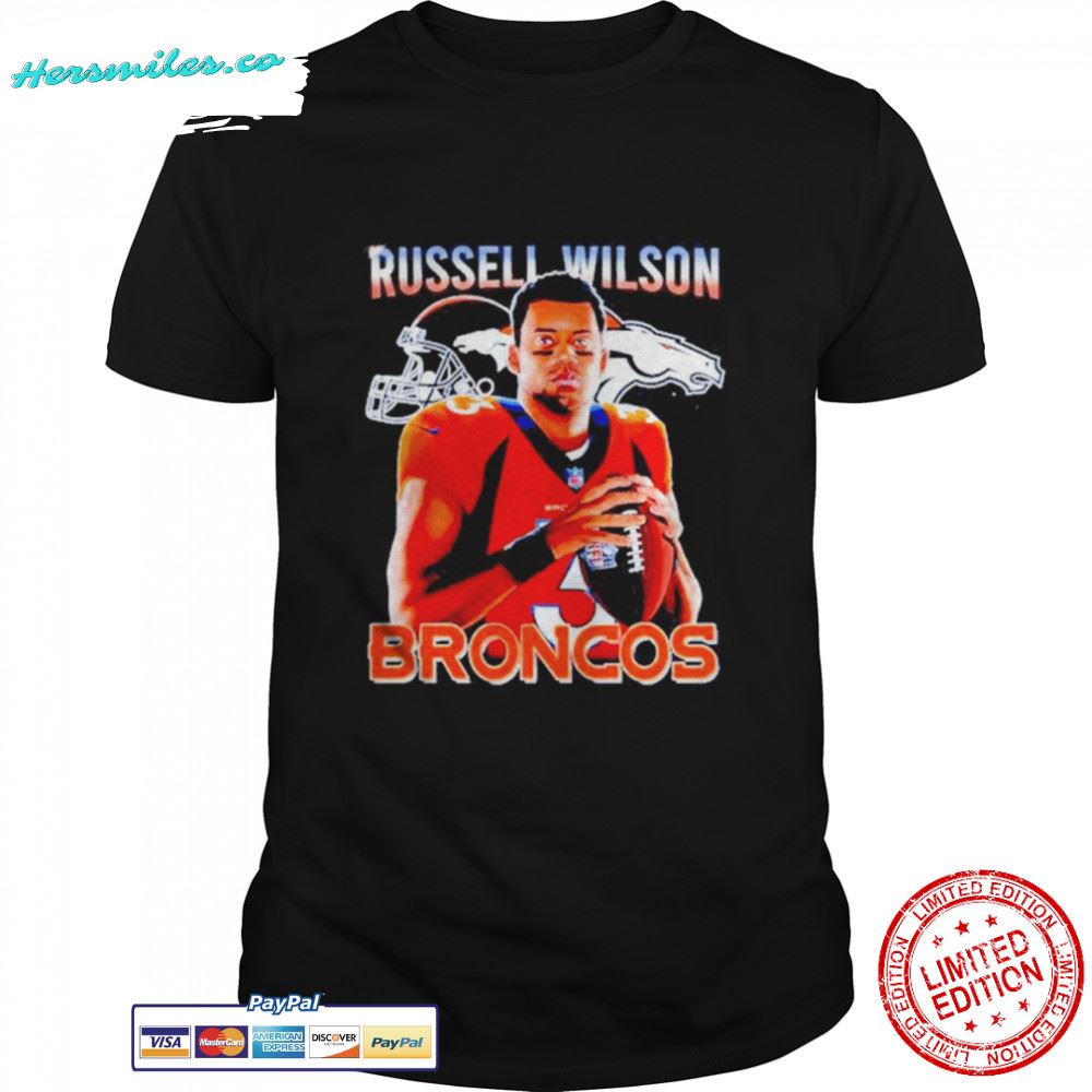 Russell Wilson A New Era Denver Broncos Design Style Shirt