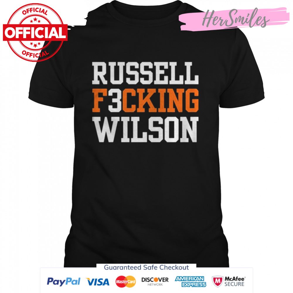 Russell wilson seattle seahawks to denver broncos shirt