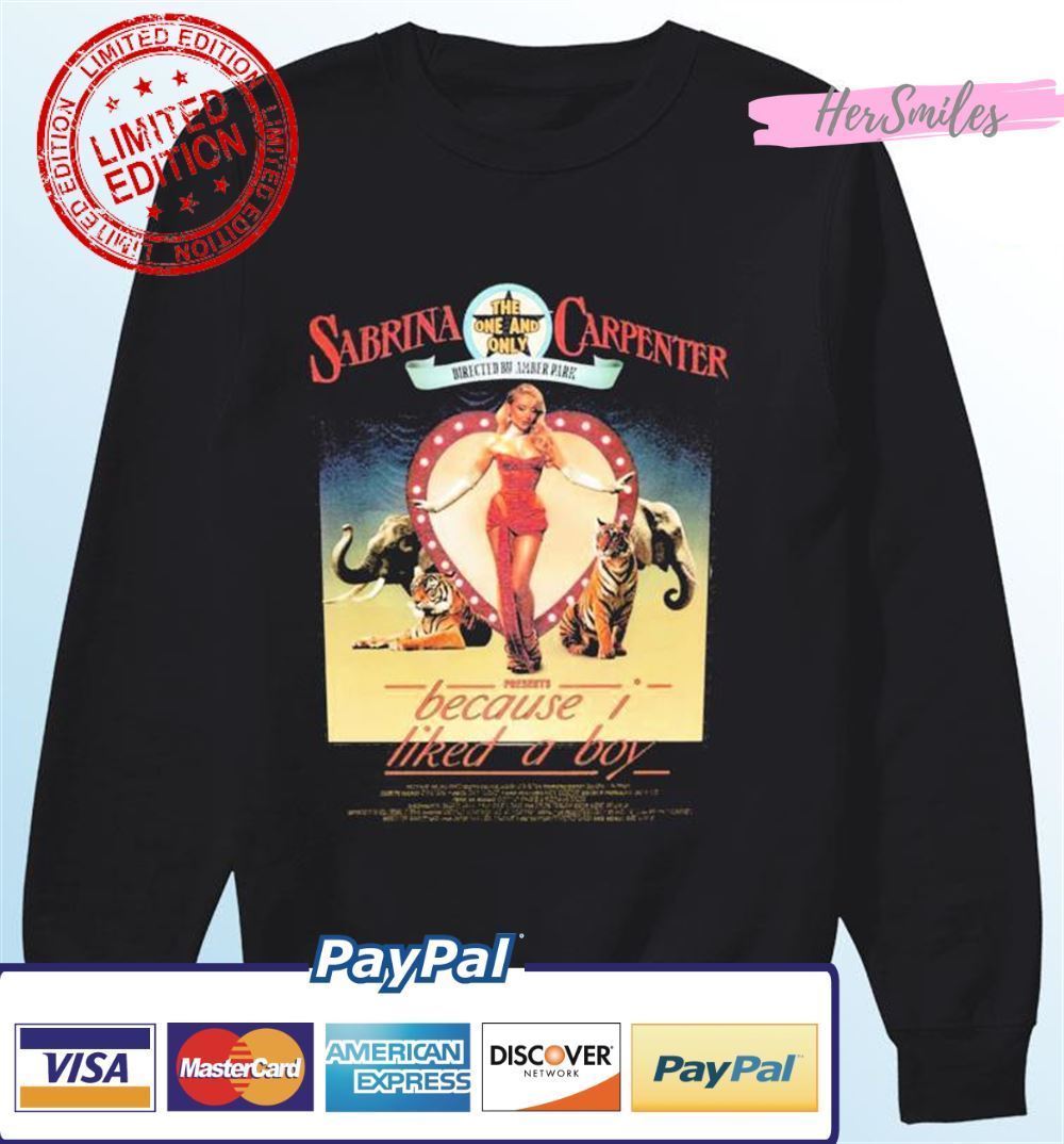 Sabrina Carpenter Because I Liked A Boy Classic T-Shirt Sabrina Carpenter Because I Liked A Boy Classic T-Shirt
