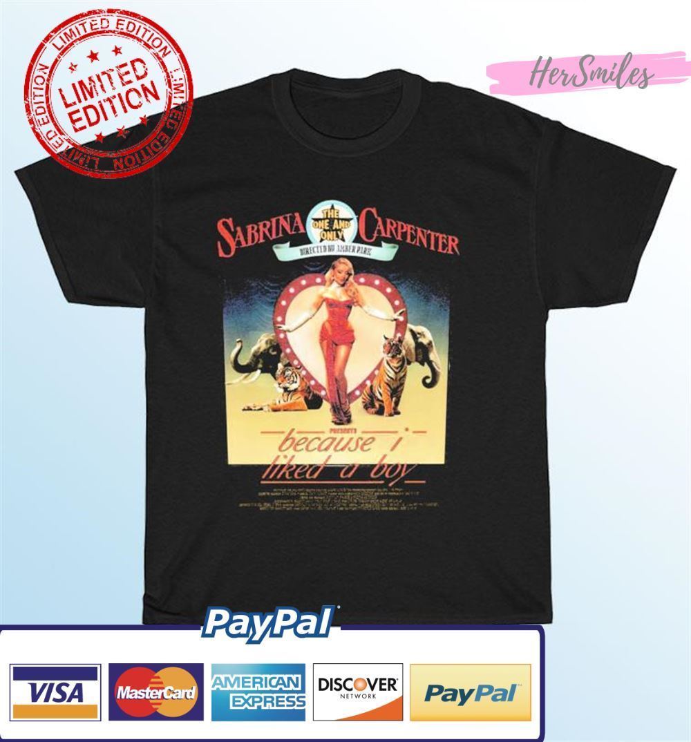 Sabrina Carpenter Because I Liked A Boy Classic T-Shirt Sabrina Carpenter Because I Liked A Boy Classic T-Shirt