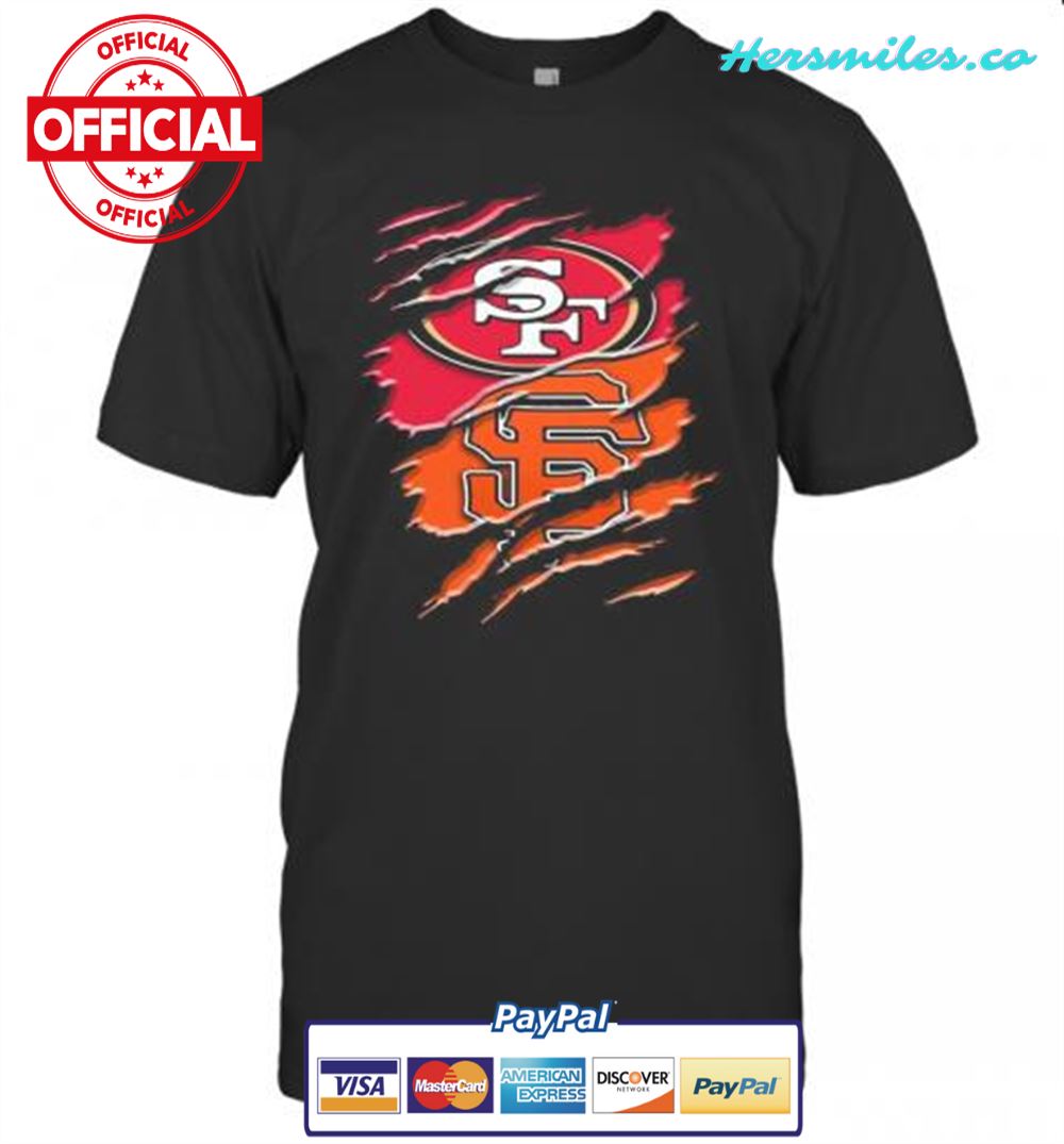 San Francisco 49Ers And San Francisco Giants Logo T-Shirt