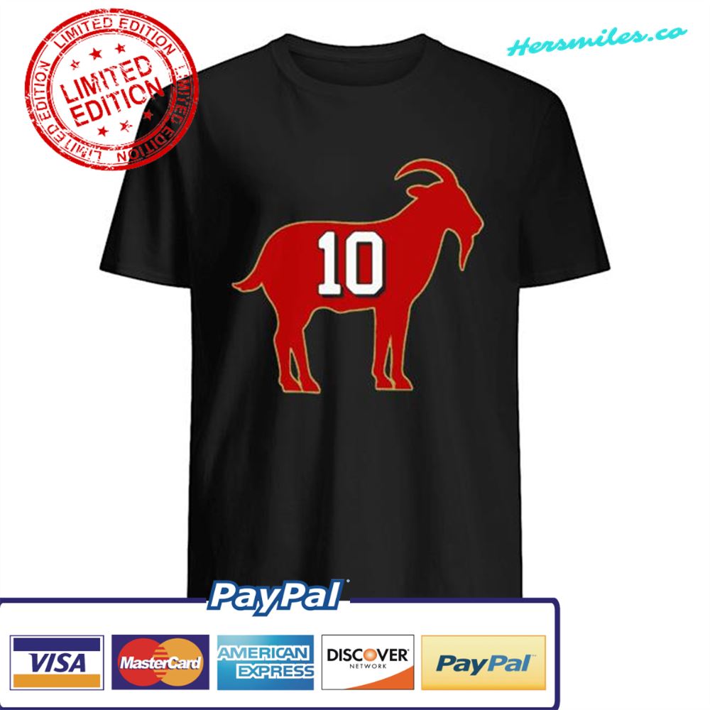 San Francisco 49ers Jimmy Garoppolo 10 Goat shirt
