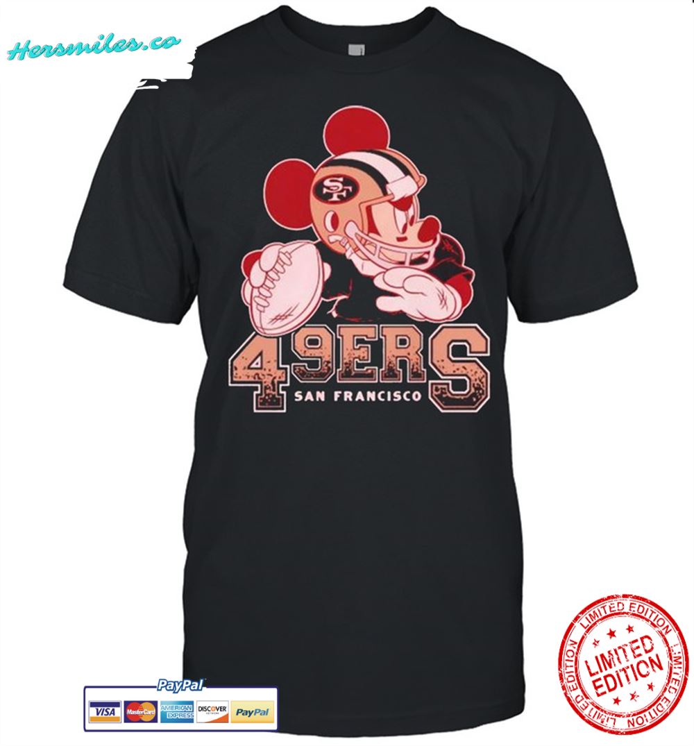 San Francisco 49ers Junk Food Disney Mickey shirt