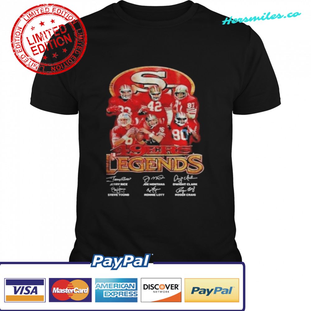San Francisco 49ers National League American Football Signatures Shirt