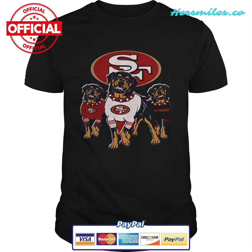 San Francisco 49ers Rottweiler shirt