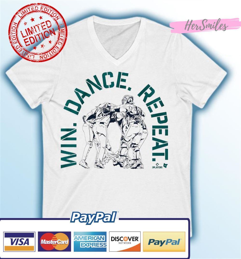 Seattle Mariners Baseball Win. Dance. Repeat. Classic T-Shirt