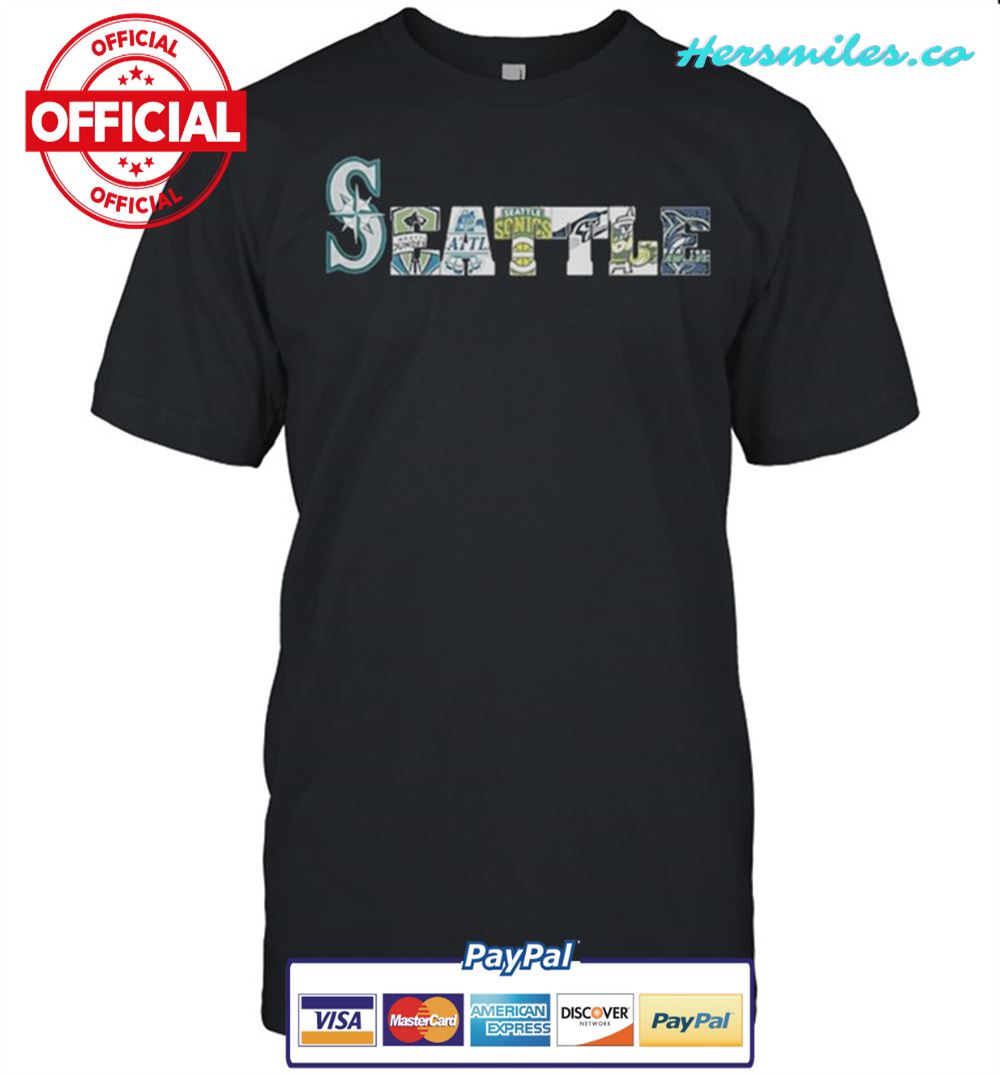 Seattle Mariners Thunderbirds Supersonics Seahawks Storm Seawolves shirt