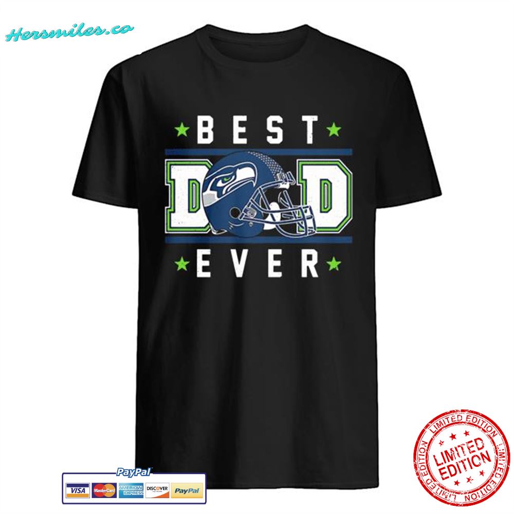 Seattle seahawks best dad ever happy father’s day stars shirt