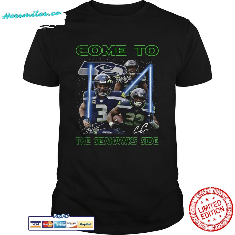 Seattle Seahawks come to the Seahawks side Star Wars shirt