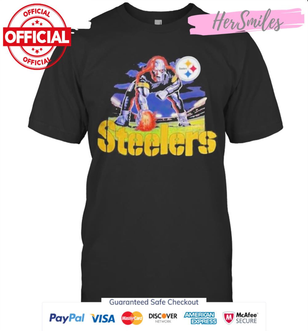 Skull Pittsburgh Steelers Player T-Shirt
