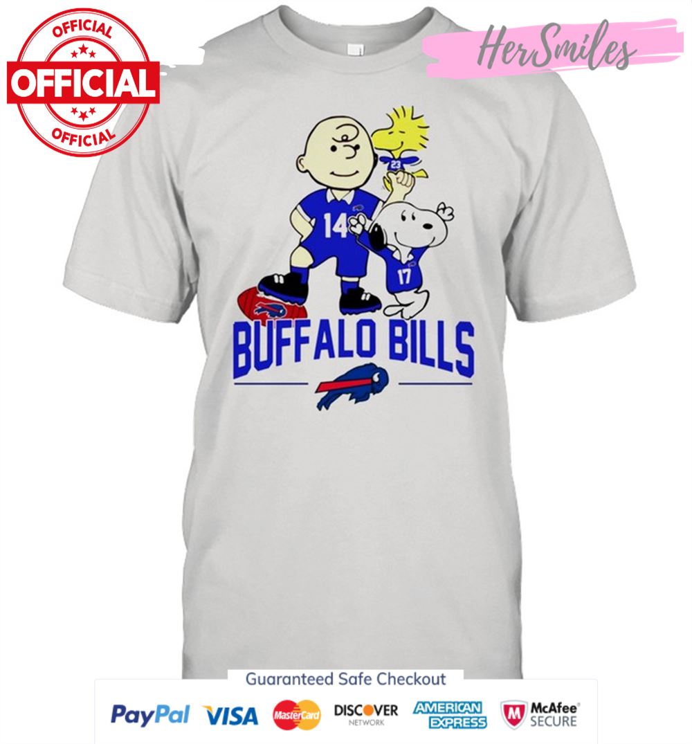 Snoopy and Charlie Brown Buffalo Bills shirt