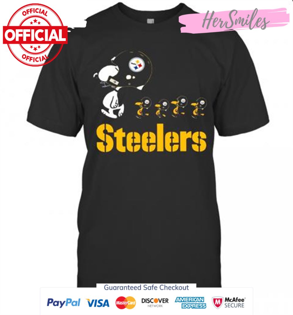 Snoopy And Woodstock The Pittsburgh Steelers T-Shirt