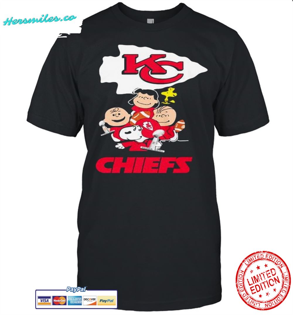 Snoopy Woodstock And Friends Kansas City Chiefs Football shirt