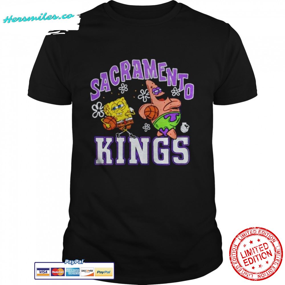 SpongeBob And Patrick X Sacramento Kings T-shirt