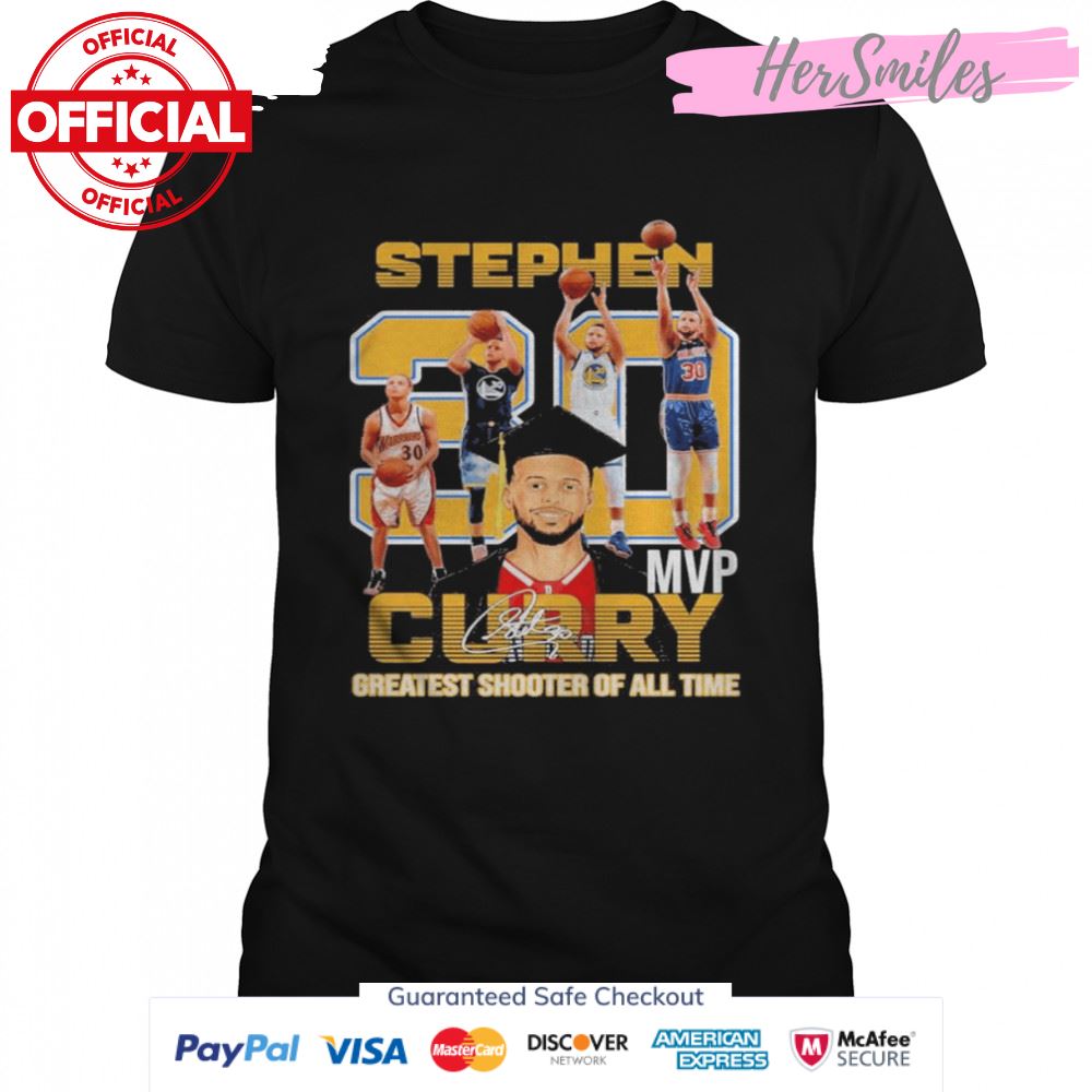 Stephen Curry 30 MVP Greatest Shooter Of All Time Signature Shirt