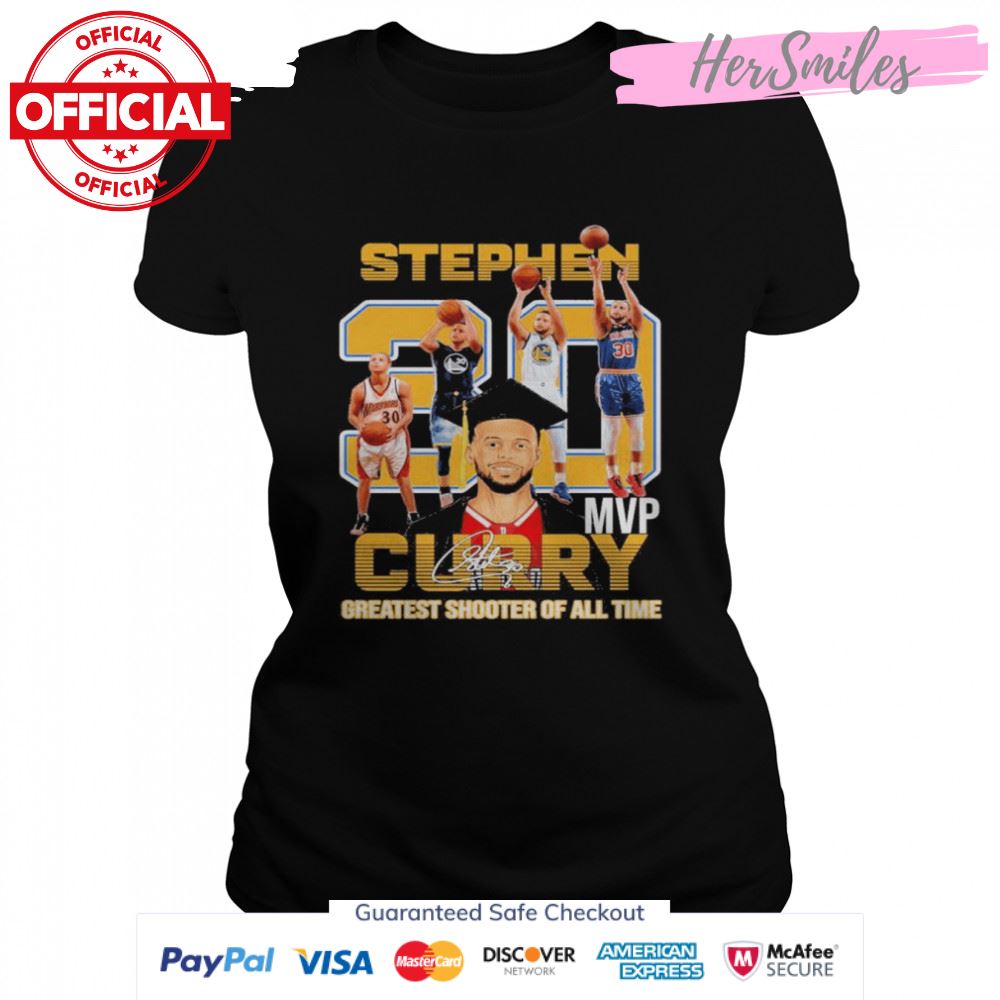 Stephen Curry 30 MVP Greatest Shooter Of All Time Signature Shirt