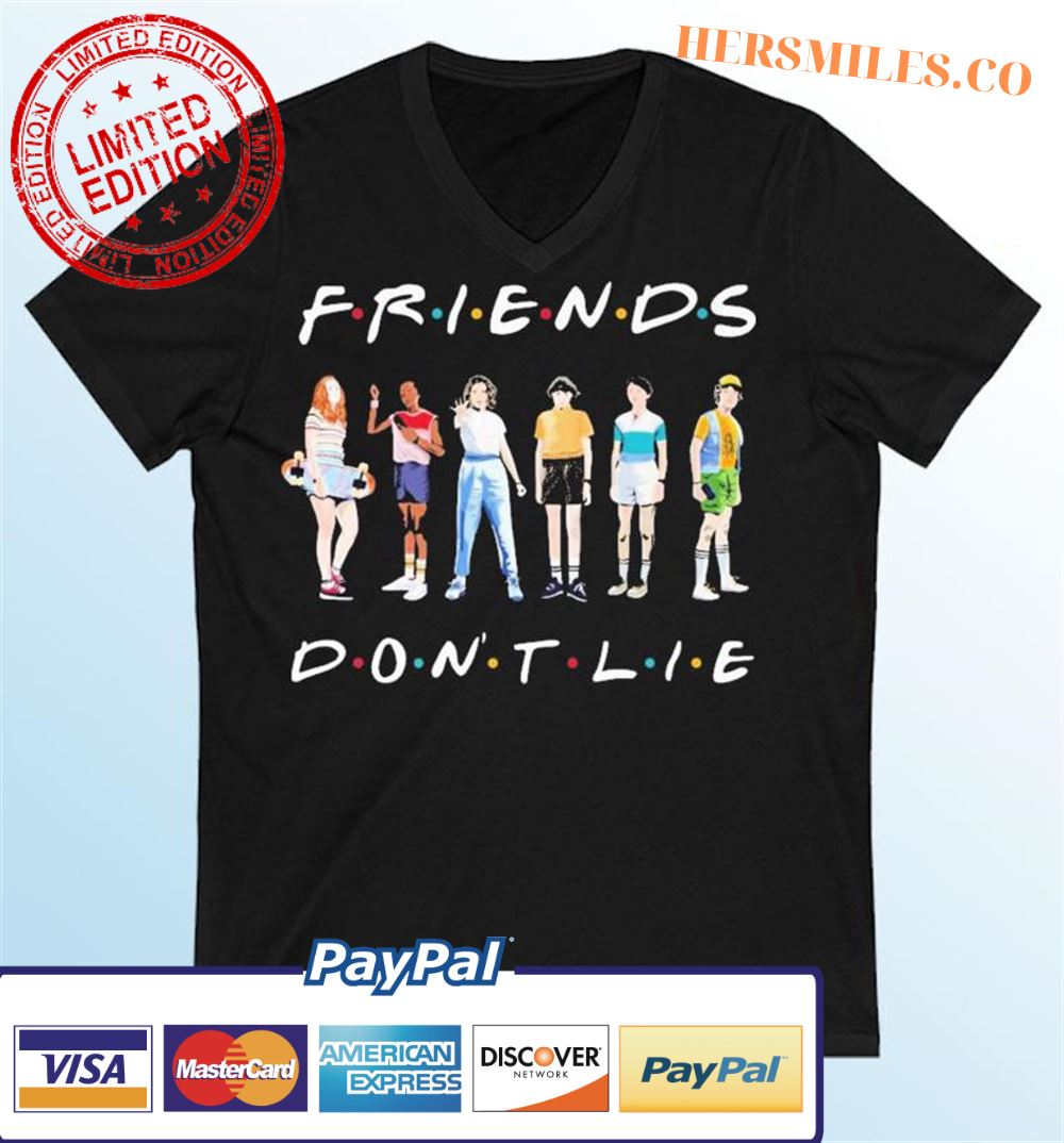 Stranger Things Friends Don't Lie Tv Show Graphic T-Shirt