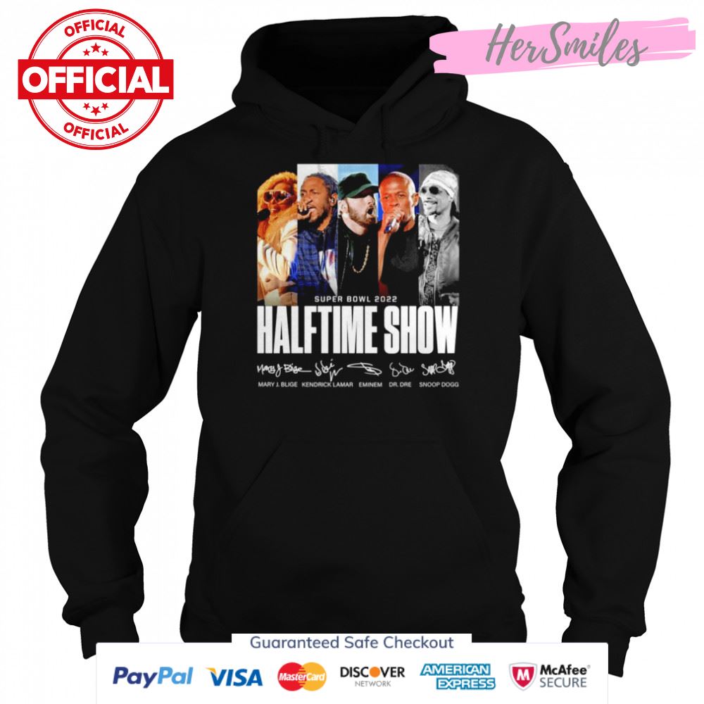 Super Bowl 2022 Halftime Show signatures shirt Super Bowl 2022 Halftime Show signatures shirt