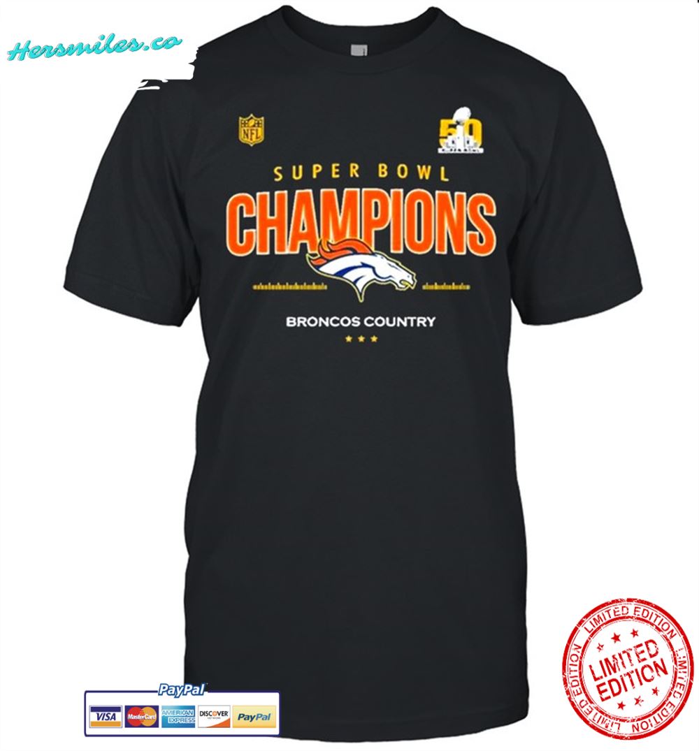 super Bowl 50 Champion Denver Broncos Shirt