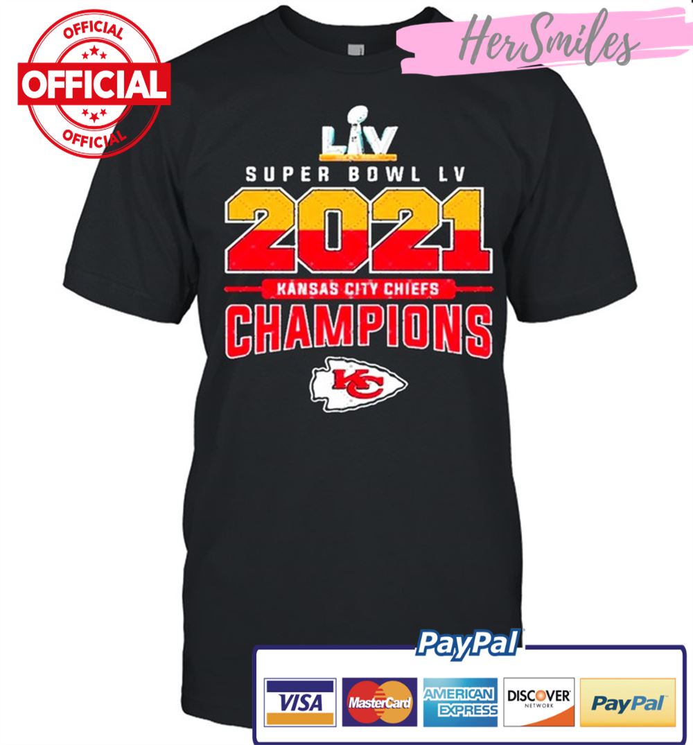 Super Bowl LV 2021 Kansas City Chiefs NFL Champions shirt