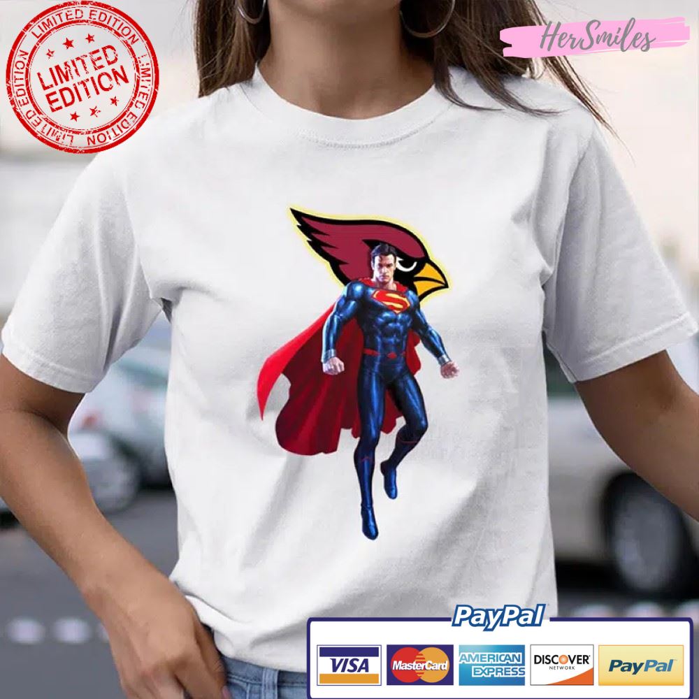 Superman DC Arizona Cardinals T Shirt