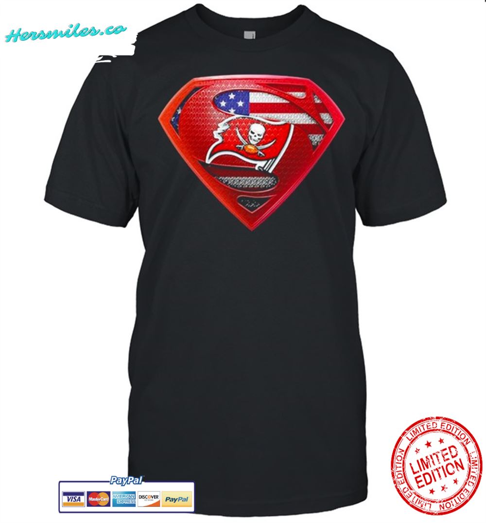 Superman Symbol Team Football Tampa Bay Buccaneers shirt
