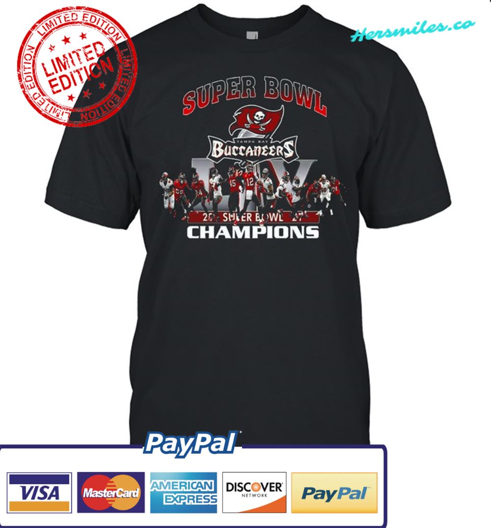 Tampa Bay Buccaneers Super Bowl Champions 2021 T-Shirt
