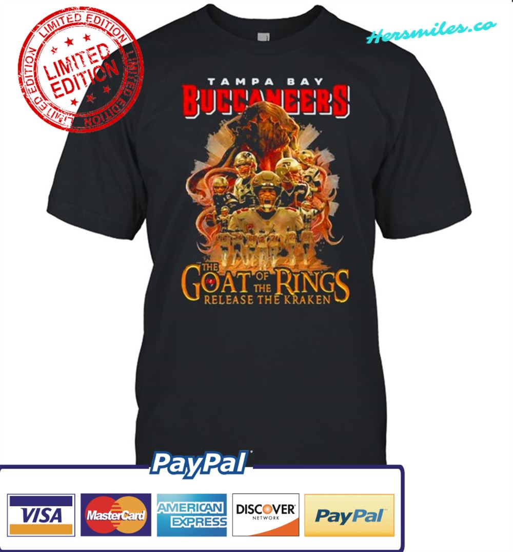 Tampa Bay Buccaneers The Goat Of The Rings Release The Kraken Shirt