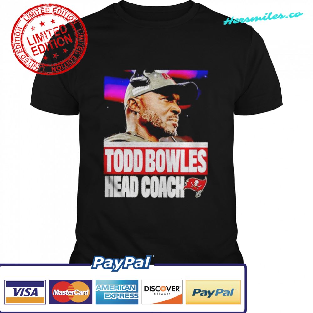 Tampa Bay Buccaneers Todd Bowles head coach shirt
