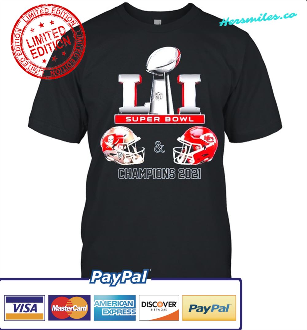 Tampa Bay Buccaneers Vs Kansas City Chiefs Super Bowl LV 2021 Gift shirt