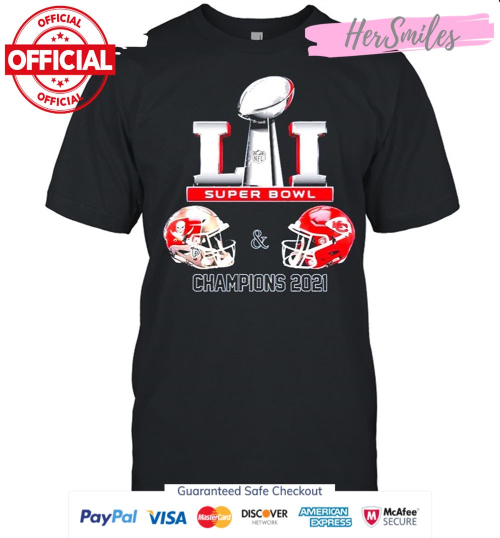 Tampa Bay Buccaneers Vs Kansas City Chiefs Super Bowl LV 2021 Gift shirt