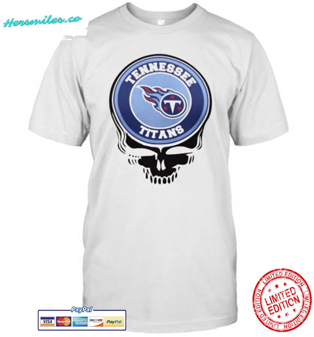 Tennessee Titans Football Skull T-Shirt