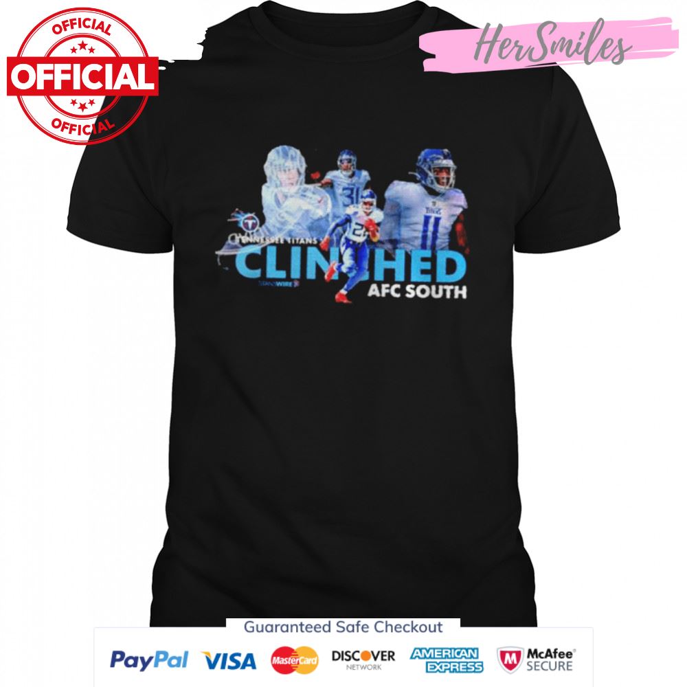 Tennessee Titans No 1 Seed Clinched AFC South Champions Super Bowl New 2022 Shirt