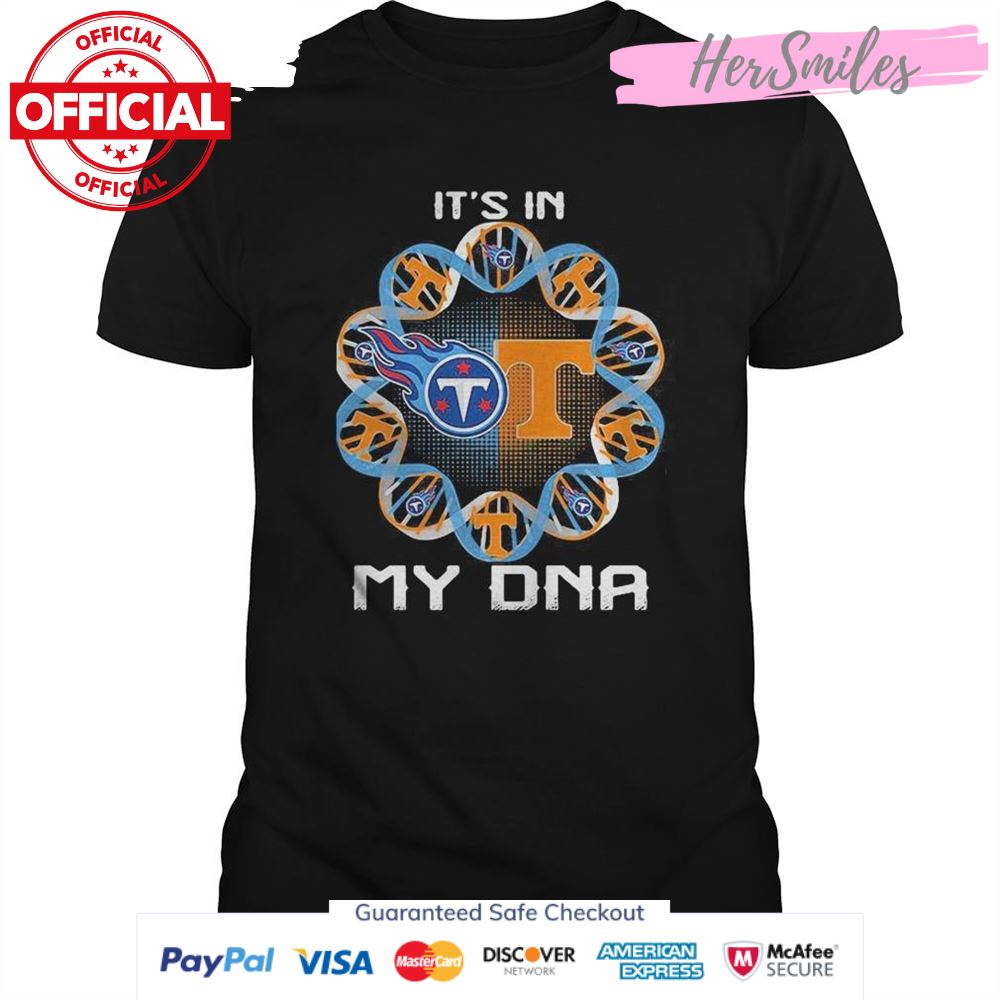 Tennessee titans vs tennessee volunteers its in my dna shirt