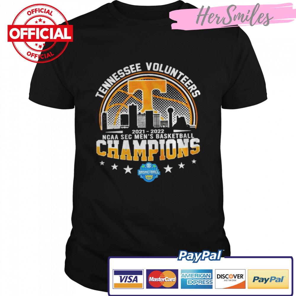 Tennessee Volunteers 2022 NCAA SEC Men’s Basketball Champions shirt