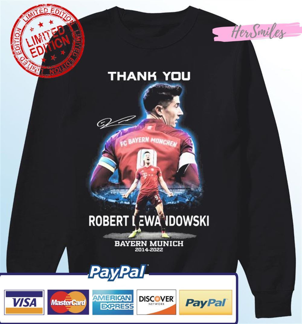 robert lewandowski long sleeve jersey