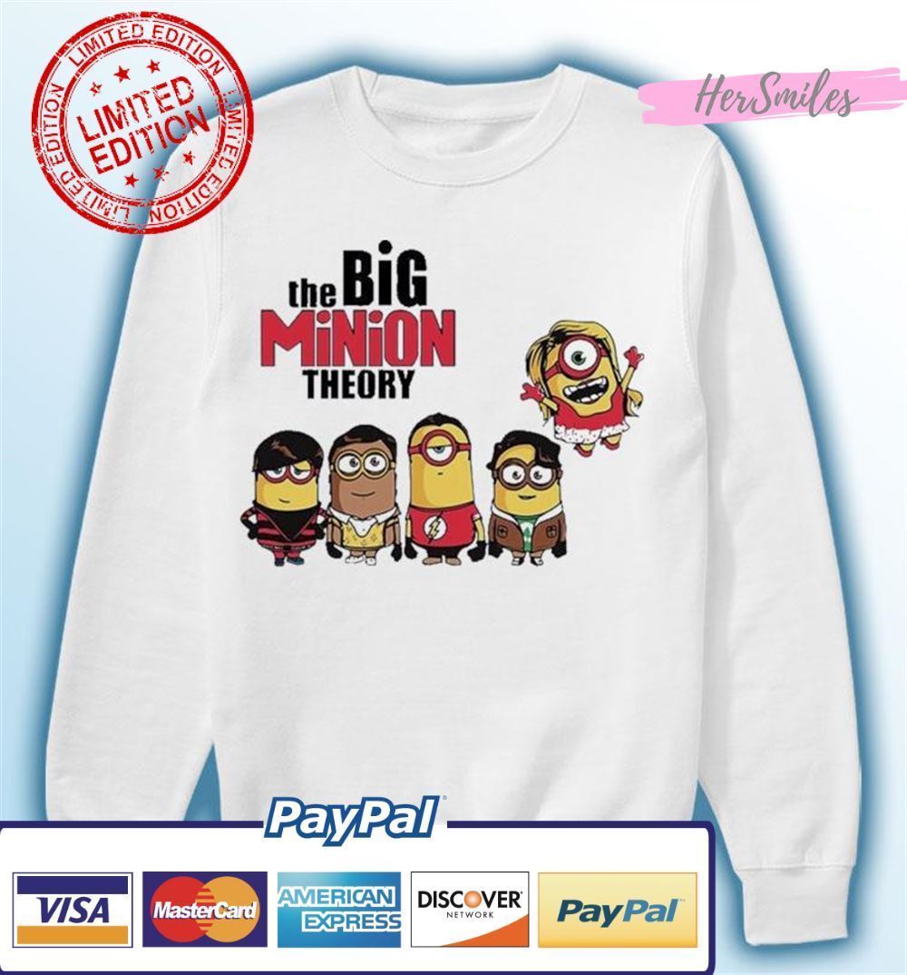 The Big Minion Bang Theory Rise Of Gru Graphic T-Shirt