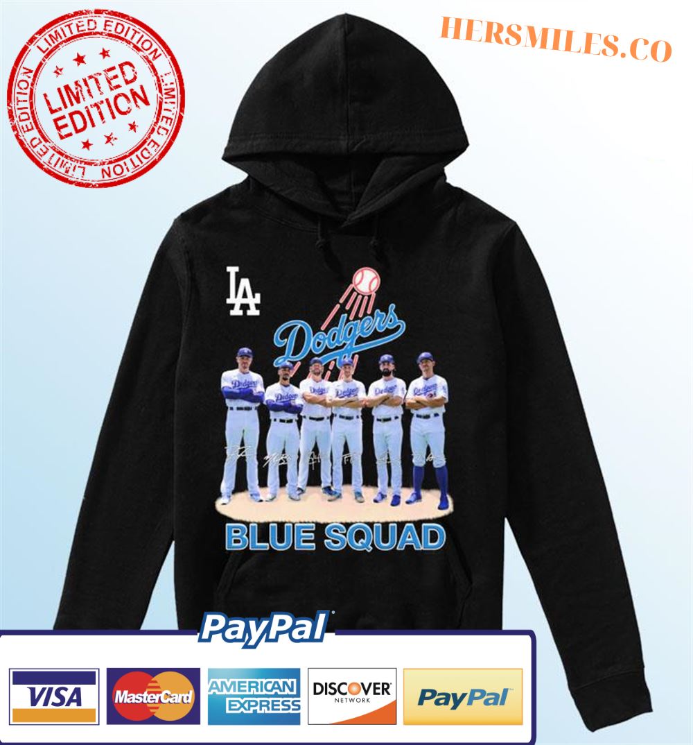 The Blue Squad Los Angeles Dodgers Baseball Signatures Classic T-Shirt