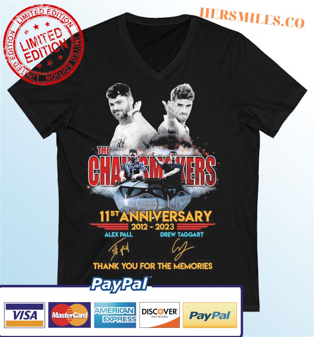 The Chainsmokers 11st Anniversary 2012-2023 Thank You For The Memories Classic T-Shirt